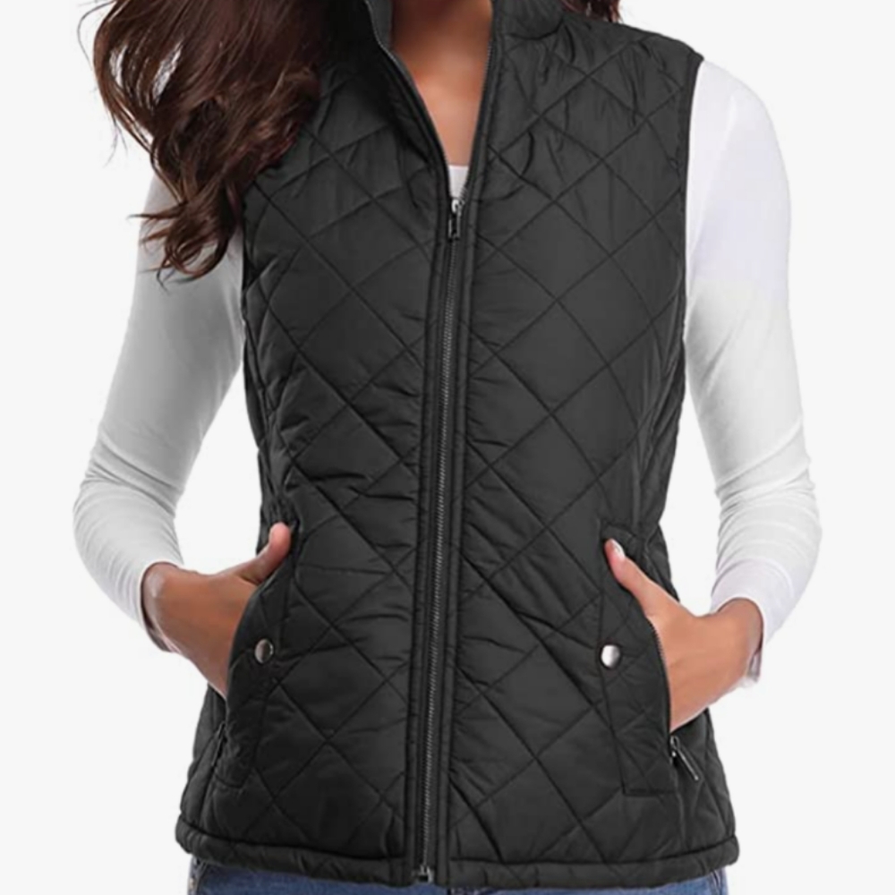 Black Vest Large NWT